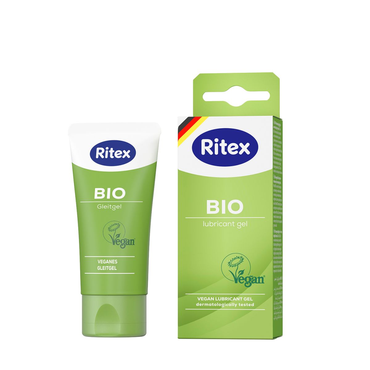 Gel bôi trơn thuần chay Ritex Bio dành cho da nhạy cảm, không chất bảo quản - Tuýp 50ml